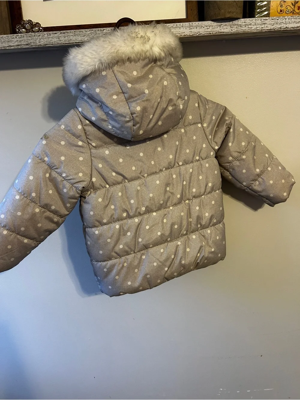OshKosh Girls 3T 3-in-1 Winter Coat Jacket + Carter’s Snow Bibs